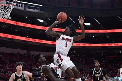 MBB vs Wake Forest Seabron Shot Attempt